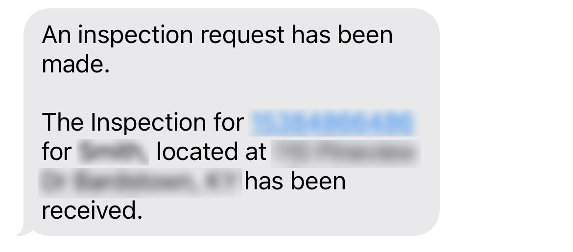 confirmation notification